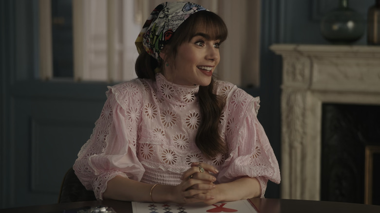 Lily Collins in "Emily in Paris"