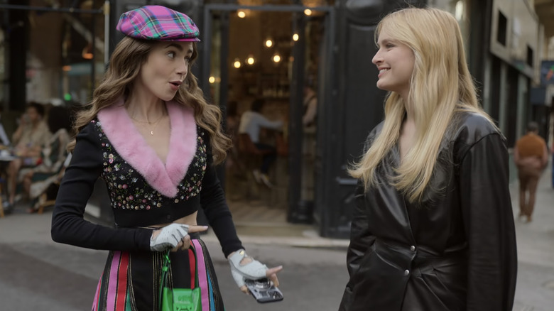 Lily Collins in "Emily in Paris"