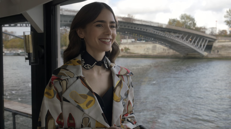 Lily Collins in "Emily in Paris"
