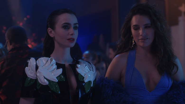 Lily Collins in "Emily in Paris"