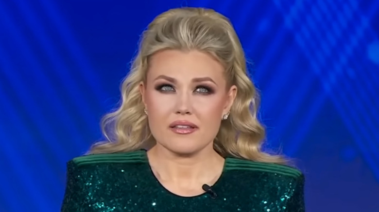 Erika Kirk wearing a green dress