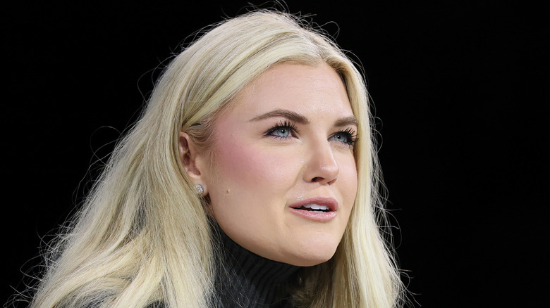 Erika Kirk giving a speech