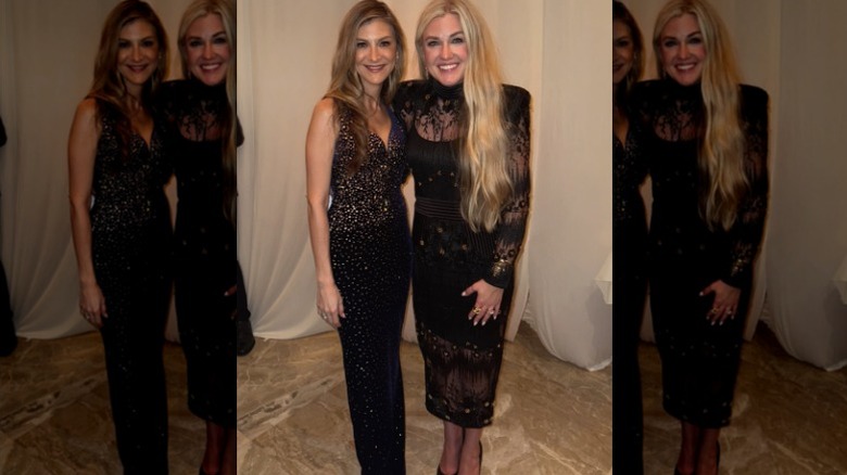 Marissa Streit and Erika Kirk pose for a photo