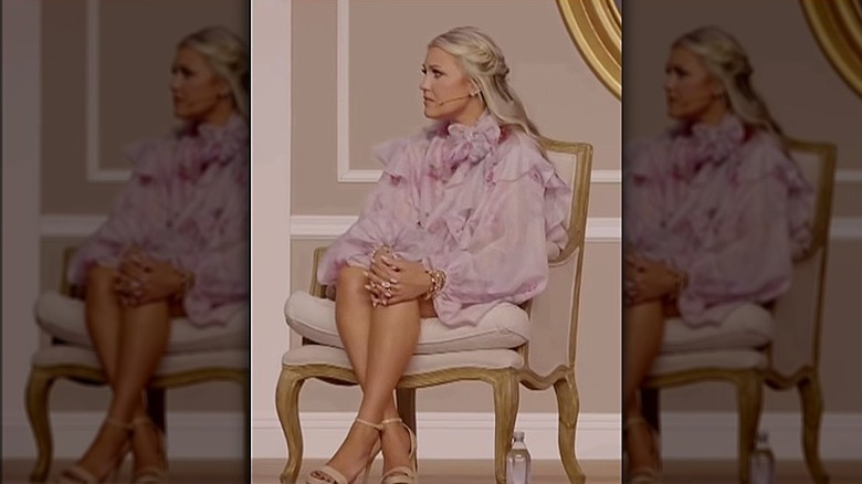 Erika Kirk discusses marriage with husband Charlie for an audience