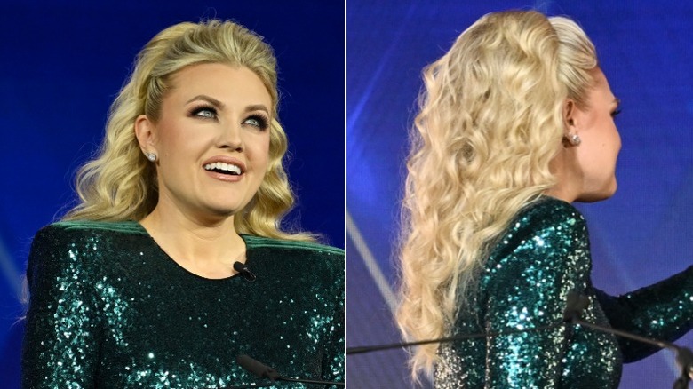 Erika Kirk accepted a posthumous award for her husband