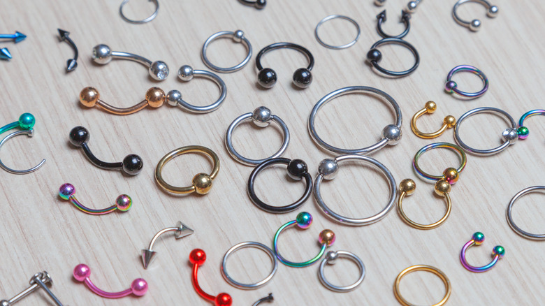Body piercing jewelry