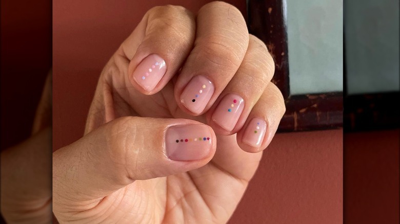 Minimalist LGBTQ+ nails