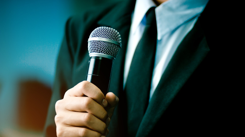 microphone and speaker