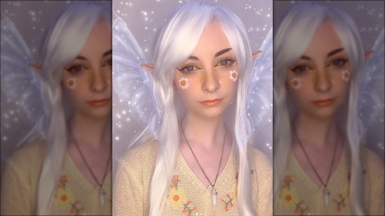 woman dressed as fairy