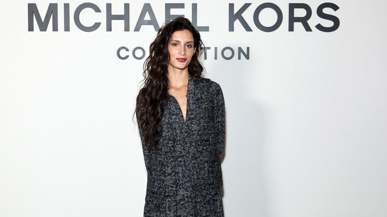 Audrey McGraw at the Michael Kors show in 2025