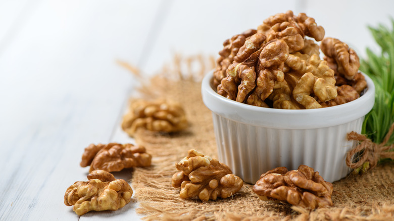 bowl of walnuts