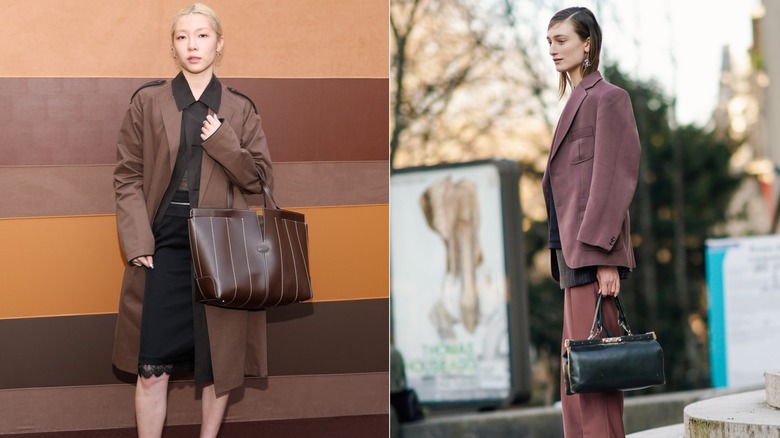 A person holding a tote in Milan vs. a person holding a doctor bag in Paris