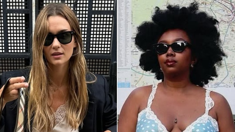 Two women wearing their hair with its natural texture