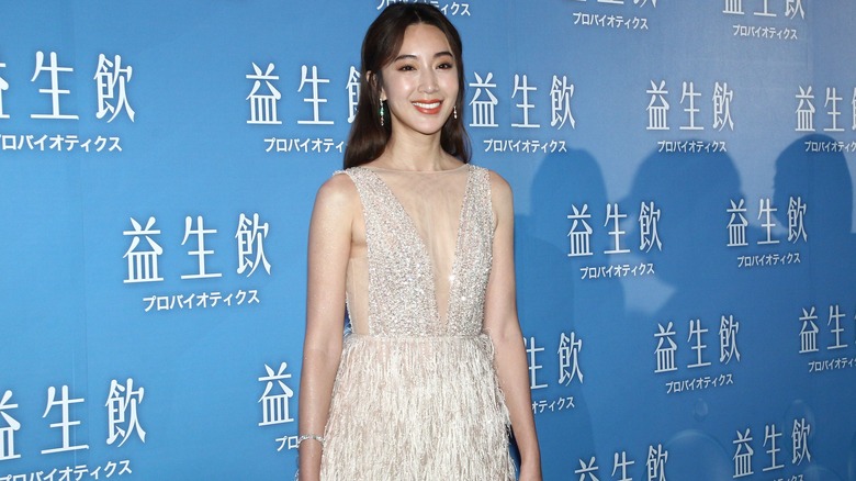 Celebrity on a red carpet