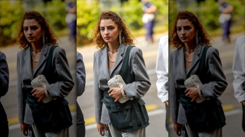 woman with ginger hazel hair