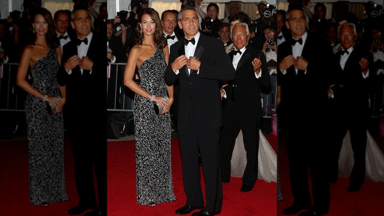 George Clooney with Sarah Larson at the Met Gala