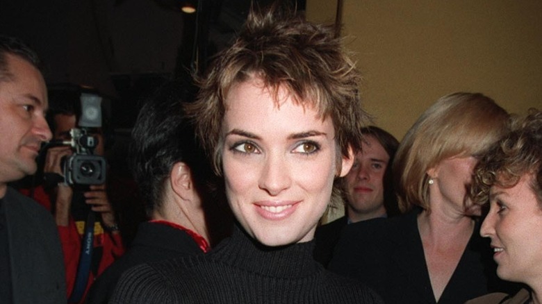 Winona Ryder posing in 1997