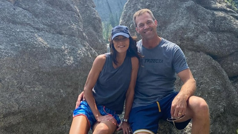 Kristi Noem and Bryon Noem smiling