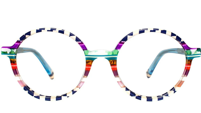 Multi-colored eyeglasses