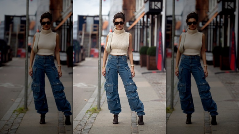 Girl wearing gold bangles