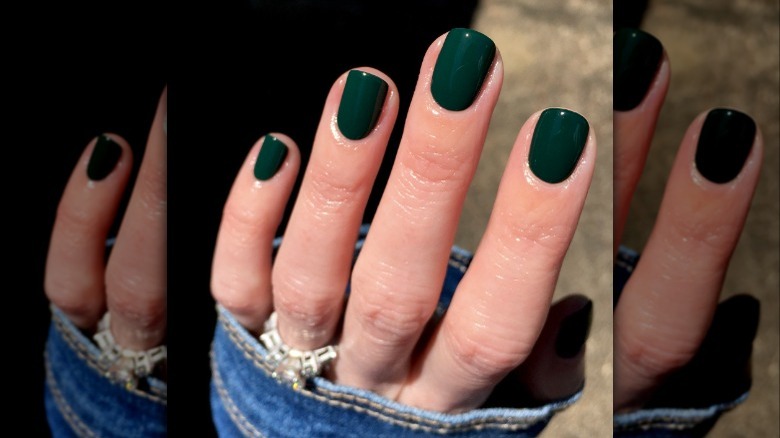 Viridian nails