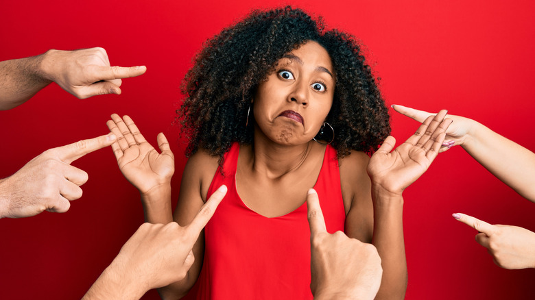 Woman not taking responsibility