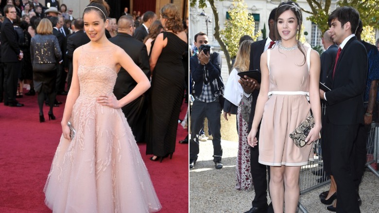 Hailee Steinfeld at the Oscars and a Miu Miu fashion show