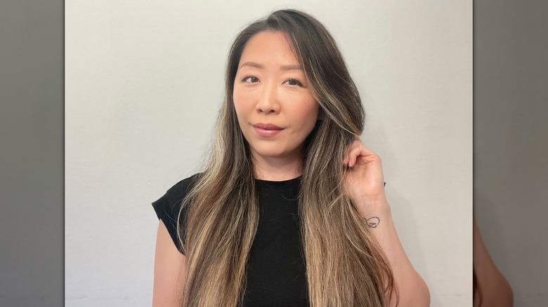 Blowout using Ouai Volume Spray