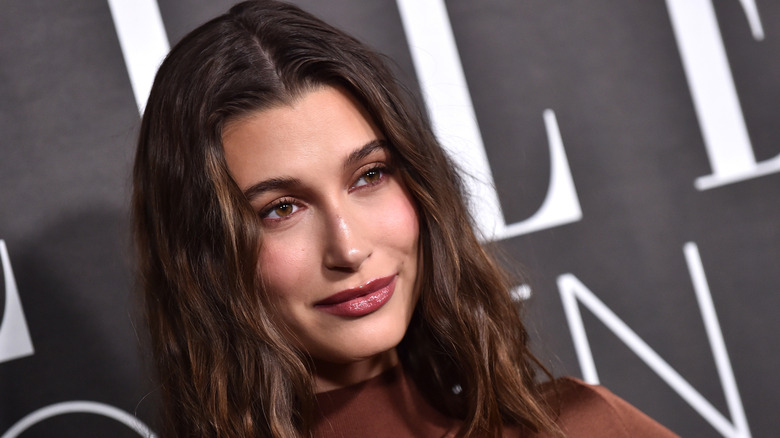 Hailey Bieber on the red carpet