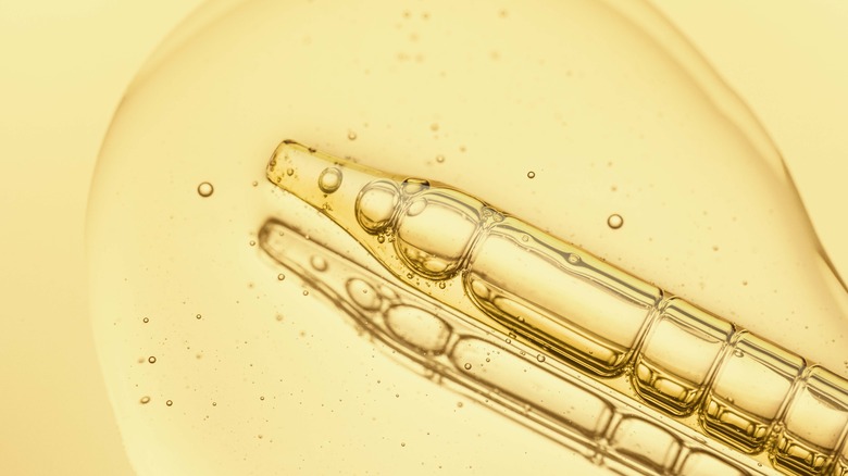 Close-up of skincare in pipette 