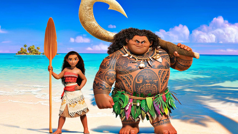 Moana and Maui