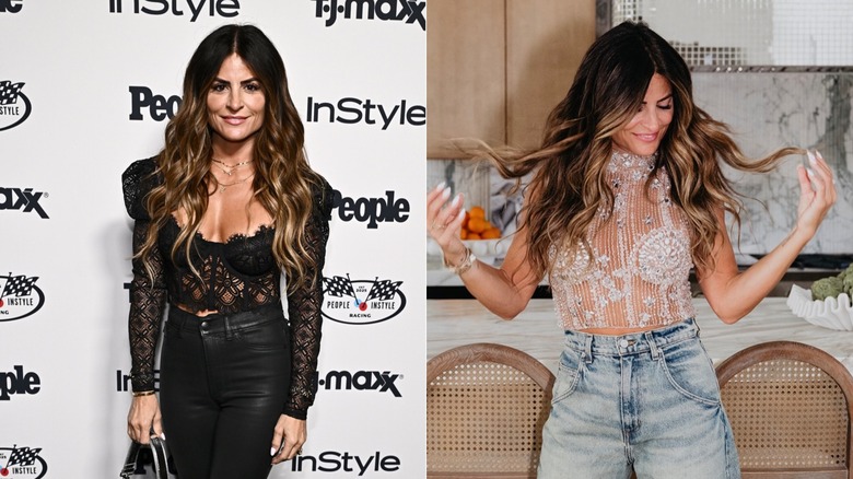 Alison Victoria in sheer tops