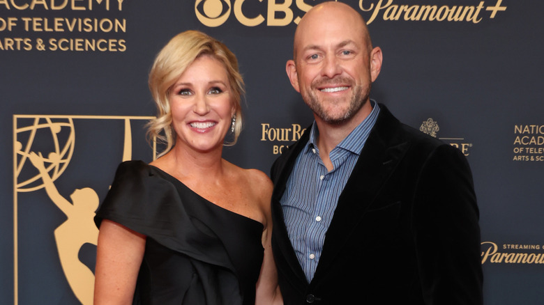 Jenny and Dave Marrs pose at the Daytime Emmys