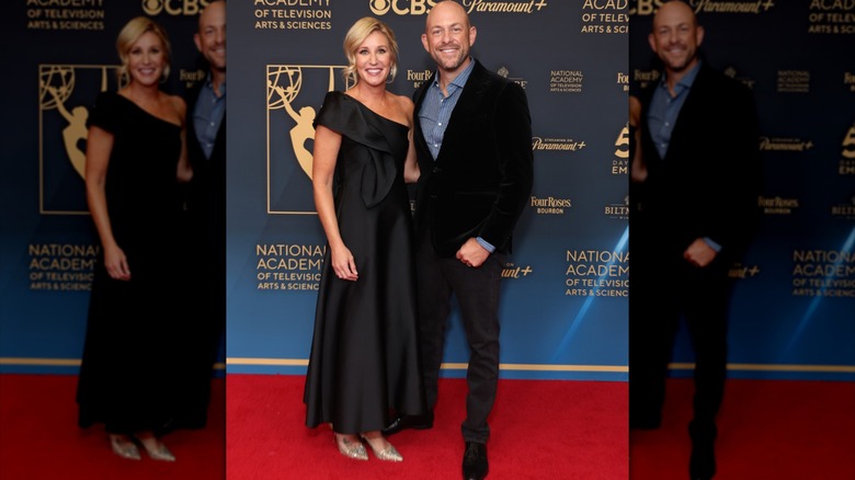 Jenny and Dave Marrs wearing black outfits