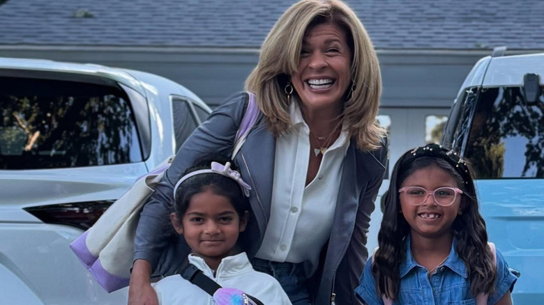 Hoda Kotb with her two daughters