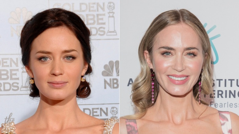 Emily Blunt in 2007 and 2024
