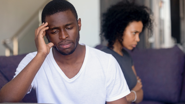 couple during conflict