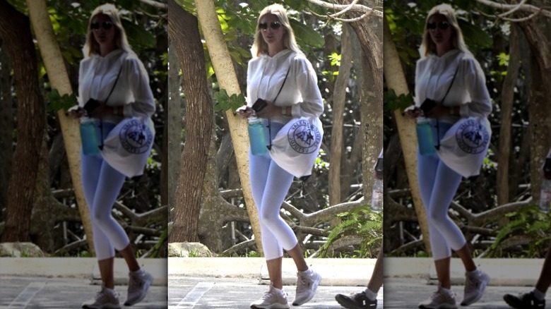 Ivanka Trump arrives at jiu jitsu