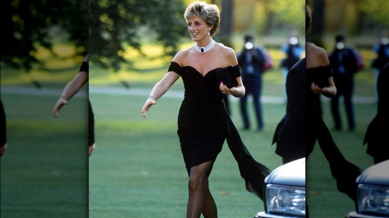 Princess Diana in the revenge dress