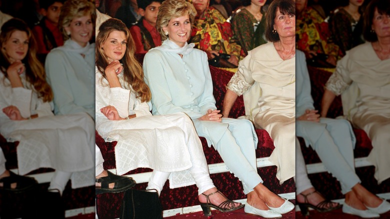 Princess Diana in pantsuit