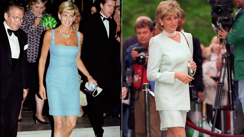 Princess Diana in minidress