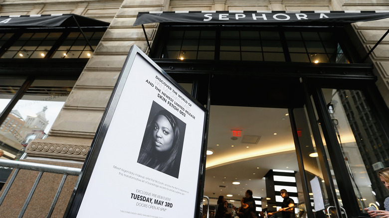 Pat McGrath sign at Sephora