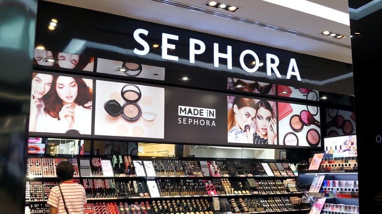 Sephora shelves