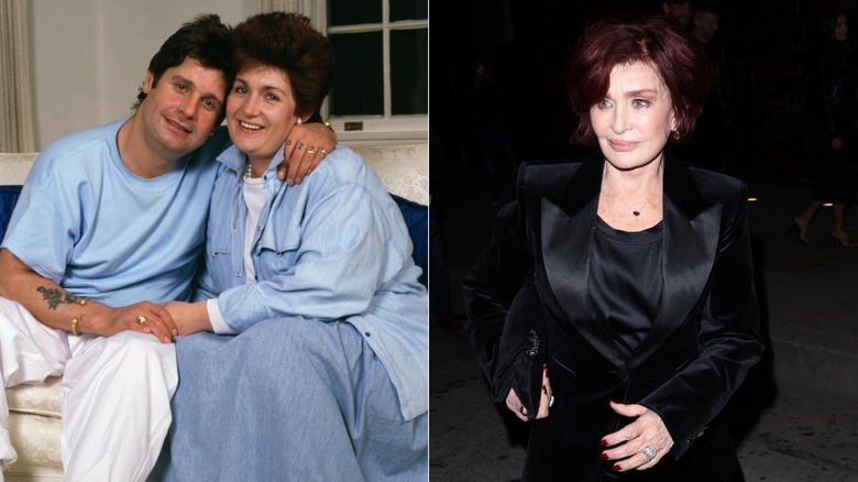Sharon Osbourne in 1987 and 2022