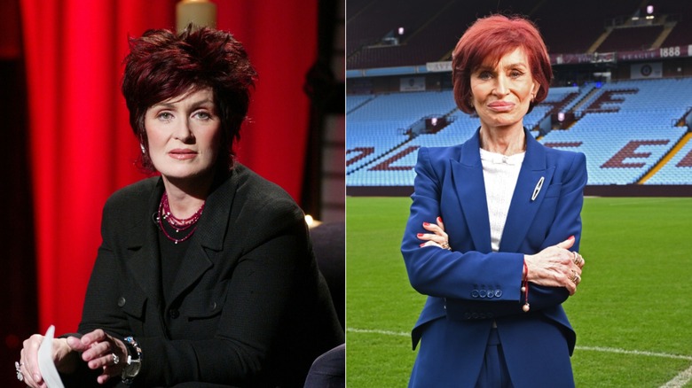 Sharon Osbourne in 2002 and 2025