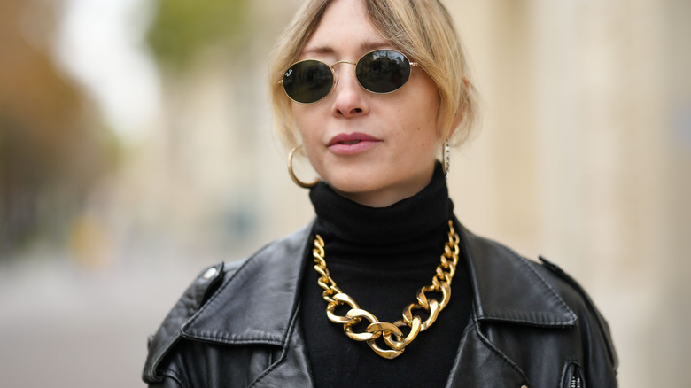 chunky chain necklace