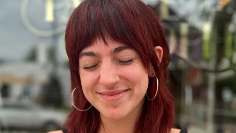 Stylish short wolf cut