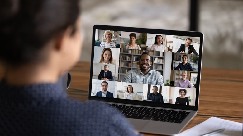 Person networking online