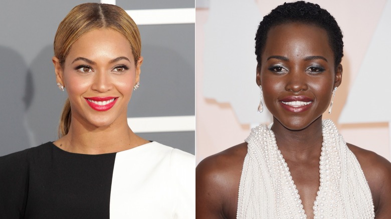 Beyoncé, Lupita Nyong'o composite image
