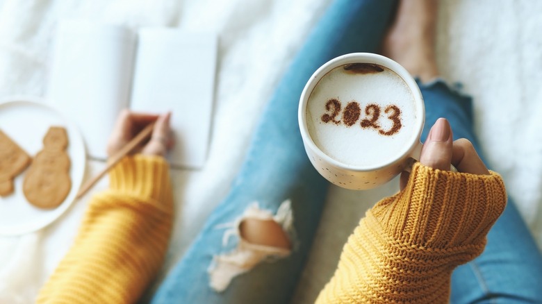 coffee and notepad 2023